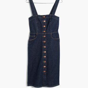 Denim Overall Dress in Matilda Wash